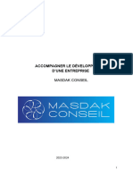 Accompagner Le Développement D'Une Entreprise: Masdak Conseil