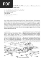 Performance of Soil Nailed Wall and Ground Anchor As Retaining Structure For A Drill & Blast Tunnel Portal