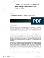 CSE - 29 Method For The Site Specific Conversion of Weather Parameters For Probabilistic Calculations of Ohls