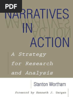 (Counseling and Development, 6) Stanton Wortham - Narratives in Action - A Strategy For Research and Analysis-Teachers College Press (2001)