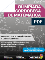 Olimpiadas Cordobesas de Matemática - 6to Año