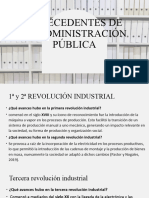 Antecedentes de La Administración Pública