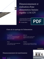 Dimensionnement Et Realisation Dune Alimentation Lineaire Regulee 15A12V