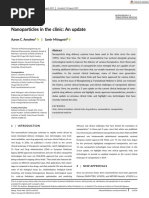 Bioengineering Transla Med - 2019 - Anselmo - Nanoparticles in The Clinic An Update