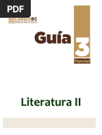 Guía de Estudio Examen Tercer Parcial - Literatura II