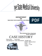 Case History of Infectious Diseaes