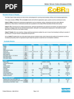 Atlas Copco Cobra Series Product Reference Sheet (Imperial)