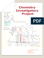 Chemistry Project 2024 - 2025