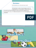 T PE 548 KS2 What Am I Sports Quiz PowerPoint - Ver - 3