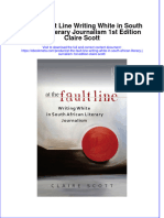 Instant Download Ebook of at The Fault Line Writing White in South African Literary Journalism 1St Edition Claire Scott Online Full Chapter PDF