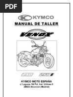 Manual de Taller Kymco Venox en Espa Ol