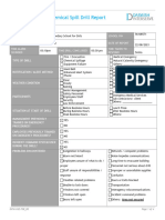 Chemical Spill Drill Report