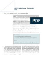 Kuyken Et Al 2007 Advances in Cognitive Behavioural Therapy For Unipolar Depression