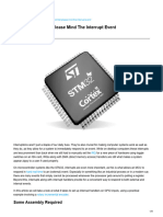 Bare-Metal STM32 Please Mind The Interrupt Event