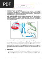 Module 3 - Genetics & Information Transfer