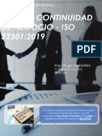 Cuestionario Plan de Continuidad de Negocio ISO 22301-2019