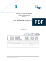 Civil Structural Basis of Design: Offshore Gas Increment Program