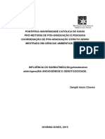 INFLUÊNCIA DO BARBATIMÃO (Stryphnodendron Adstringens) NA ANGIOGÊNESE E GENOTOXICIDADE.