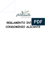 Reglamento Interno Condominio Alicante