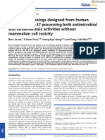 Journal of Peptide Science - 2013 - Jacob - Short KR 12 Analogs Designed From Human Cathelicidin LL 37 Possessing Both