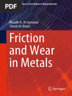 Friction and Wear in Metals (Riyadh A. Al-Samarai, Yarub Al-Douri)