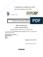 VP - Rapport de Stage de Fin de Cycle - FGSP-SA - Master 2