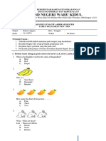 Soal ASAS B.Inggris Kelas 1