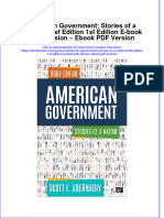 American Government Stories of A Nation Brief Edition 1St Edition E Book Version Version Full Chapter PDF