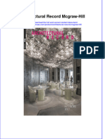 (Download PDF) Architectural Record Mcgraw Hill Full Chapter PDF