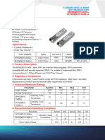 SFP 1.25G Bidi TX15501310NM 40KM LC