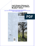 (Download PDF) An Advanced Lifespan Odyssey For Counseling Professionals 1St Edition Bradley T Erford Full Chapter PDF