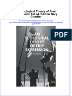 An Ecological Theory of Free Expression 1St Ed Edition Gary Chartier Full Chapter PDF