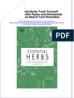 (Download PDF) Essential Herbs Treat Yourself Naturally With Herbs and Homemade Remedies Neals Yard Remedies Ebook Online Full Chapter