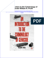 An Introduction To The Criminology of Genocide William R Pruitt Full Chapter PDF