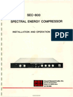 CRL SEC 800 Spectral Energy Compressor