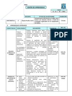 SESIÓN DE APRENDIZAJE I BIMESTRE ACTIVIDAD 1 - 1° Secundaria