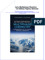 Atmospheric Multiphase Reaction Chemistry 1St Edition Hajime Akimoto Full Chapter PDF