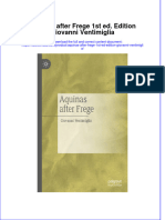 Aquinas After Frege 1St Ed Edition Giovanni Ventimiglia Full Chapter PDF