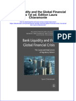 Bank Liquidity and The Global Financial Crisis 1St Ed Edition Laura Chiaramonte Full Chapter PDF