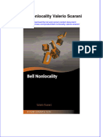 Bell Nonlocality Valerio Scarani Full Chapter PDF