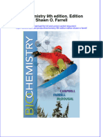 (Download PDF) Biochemistry 9Th Edition Edition Shawn O Farrell Full Chapter PDF