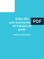 Estilo APA para La Presentación de Trabajos de Grado - Doc (1) (1) - 1