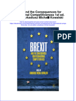 Brexit and The Consequences For International Competitiveness 1St Ed Edition Arkadiusz Michal Kowalski Full Chapter PDF