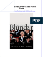 Blunder Britains War in Iraq Patrick Porter Full Chapter PDF