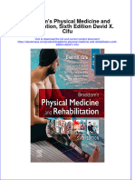 Braddoms Physical Medicine and Rehabilitation Sixth Edition David X Cifu Full Chapter PDF