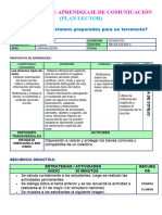 PLAN LECTOR Estamos Preparados para Un Terremoto