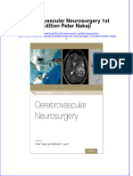 Cerebrovascular Neurosurgery 1St Edition Peter Nakaji Full Chapter PDF