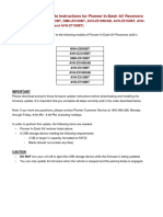 AV-Receiver Update Instruction