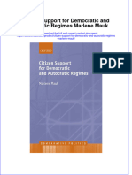 Emassfile - 445citizen Support For Democratic and Autocratic Regimes Marlene Mauk Full Chapter PDF