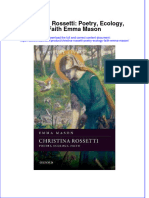 Christina Rossetti Poetry Ecology Faith Emma Mason Full Chapter PDF